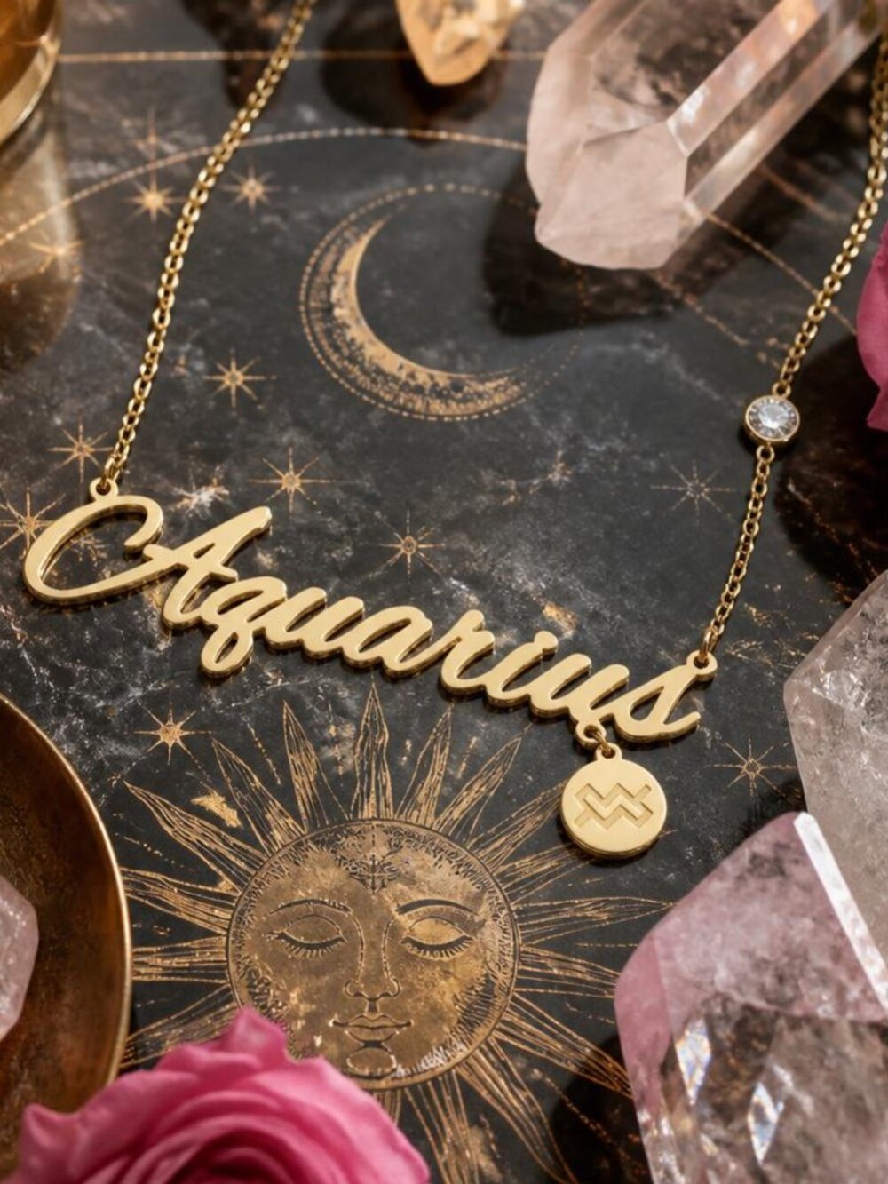 Divine Signature Necklace - Aquarius